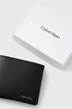 Δερμάτινο πορτοφόλι Calvin Klein μαύρο K50K512078