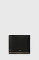 Πορτοφόλι BOSS απομίμηση λείου δέρματος μαύρο 50523781