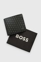 BOSS portofel de piele 50523949 negru