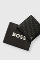 BOSS portfel skórzany 50523956 czarny