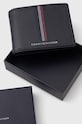 Tommy Hilfiger portofel de piele bleumarin AM0AM12528