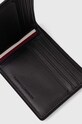 Accesorii Tommy Hilfiger portofel de piele AM0AM12528 negru