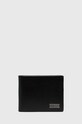 Guess portofel de piele NEW BSTN piele negru SMNEBR.LEA24