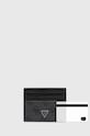 Кожаный чехол на карты Guess MITO SMVELE.LEA25 чёрный