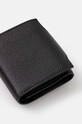A.P.C. leather wallet Trifold Charles PXBLH.H63593.LZZ black AW24