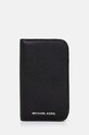 Michael Kors portfel skórzany skóra licowa czarny 39F4LHDD0O