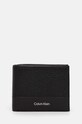 Calvin Klein portfel skórzany skóra licowa czarny K50K512269