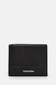 Calvin Klein portfel skórzany skóra licowa czarny K50K512269