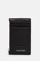 Kožená peněženka Calvin Klein přírodní kůže černá K50K512310