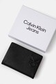 Calvin Klein Jeans etui na karty skórzane czarny K50K512595