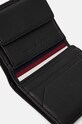 Accesorii Tommy Hilfiger portofel de piele AM0AM12756 negru