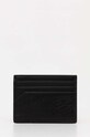 Kožni etui za kartice Tommy Hilfiger AM0AM12769 crna AW24
