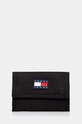 Tommy Jeans portofel textil negru AM0AM12650