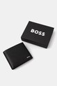 Usnjena denarnica BOSS črna 50529513