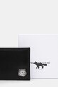 Maison Kitsuné leather wallet Fox Head Bifold black MM05344LR0001