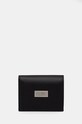MM6 Maison Margiela portafoglio in pelle pelle fiore nero SA5UI0015.P7179