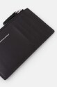 Δερμάτινο πορτοφόλι MM6 Maison Margiela SA5UI0016.P7179 μαύρο AW24