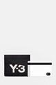 Y-3 etui na karty skórzane czarny IY4067