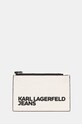 Karl Lagerfeld Jeans card holder imitatie de piele alb 246J3056