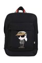 Karl Lagerfeld ghiozdan copii incape in A4 negru Z30350.