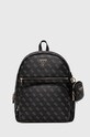 Ruksak Guess imitácia lakovanej kože čierna HWQG90.06330