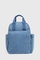 Bavlněný batoh Levi's hladký modrá D7738.0006