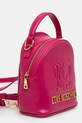 Love Moschino plecak skórzany JC4361PP0L różowy AW24
