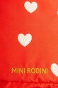 DÍVKA Dětský batoh Mini Rodini Hearts 2476010942 červená