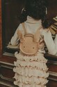 Donsje rucsac din piele pentru copii Kapi Exclusive Backpack Fluffy Bunny nu incape in A4 portocaliu 5005108.