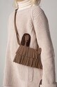 Детская кожаная сумочка Donsje Thima Purse Afghan Hound 5520001. бежевый