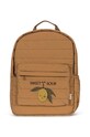 Konges Sløjd ghiozdan copii JUNO QUILTED BACKPACK MIDI incape in A4 maro KS101249