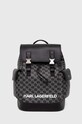 Karl Lagerfeld rucsac incape in A4 negru 245M3010
