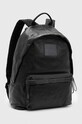 Accesorii AllSaints ghiozdan de piele CARABINER BACKPACK M164XB negru
