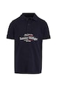 Детское хлопковое поло Tommy Hilfiger KB0KB09025.9BYH.128.176 тёмно-синий AW24