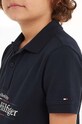 Detská bavlenná polokošeľa Tommy Hilfiger KB0KB09025.9BYH.128.176 tmavomodrá