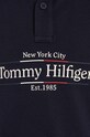 Detská bavlenná polokošeľa Tommy Hilfiger tmavomodrá KB0KB09025.9BYH.128.176