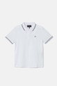 Дитяче поло Emporio Armani з еластаном білий 8N4FB3.1JPTZ
