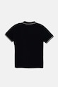 Emporio Armani tricou polo copii 8N4FB3.1JPTZ negru AW25