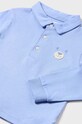 Dětská bavlněná polokošile Mayoral 2184.3D.Baby.9BYH modrá AW24