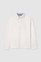 Mayoral polo bawełniane dziecięce 7104.7C.Junior.9BYH beżowy AW24
