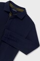 Детское хлопковое поло Mayoral 7104.7C.Junior.9BYH тёмно-синий AW24