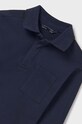Mayoral polo dziecięce 7105.7D.Junior.9BYH czarny AW24
