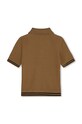 Băieți Karl Lagerfeld tricouri polo din bumbac pentru copii Z30246.162.174 maro