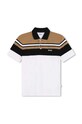 BOSS tricou polo copii fixat alb J51173.162.174