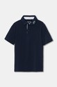 Дитяче поло Lacoste з еластаном темно-синій DJ7429