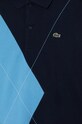 Chlapec Detská bavlenná polokošeľa Lacoste PJ2475 tmavomodrá