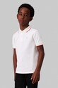 Dětské polo tričko Calvin Klein Jeans s elastanem bílá IB0IB02230.104.116.9BYH