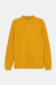 Детское поло United Colors of Benetton хлопок жёлтый 3089C300Z.G.Seaso.9BYH