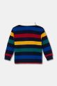 United Colors of Benetton longsleeve din bumbac pentru copii 3TBXG300T.P.Seasonal bleumarin AW24