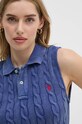 Polo Ralph Lauren kamizelka bawełniana niebieski 211943140
